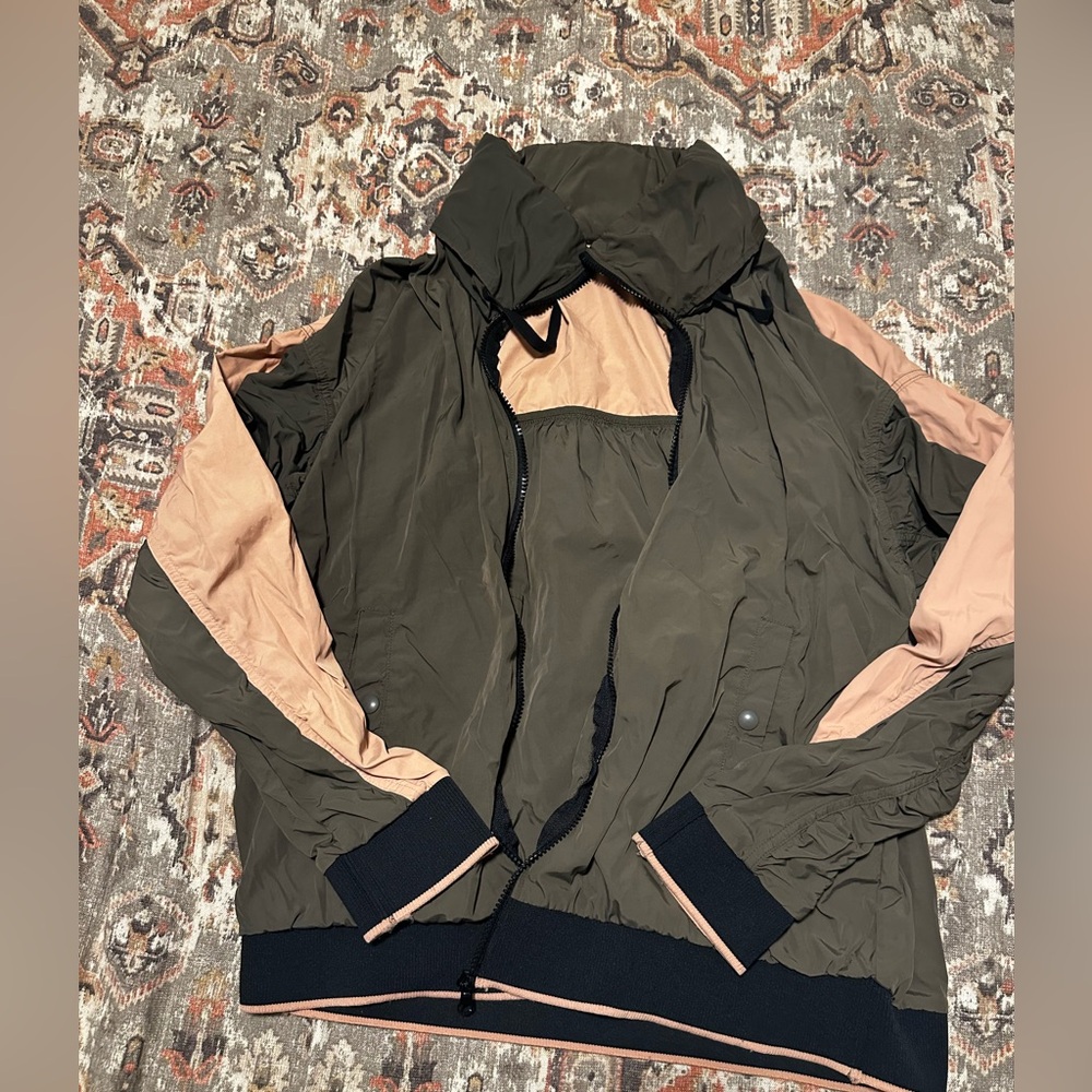 Free People Color Block Track Jacket